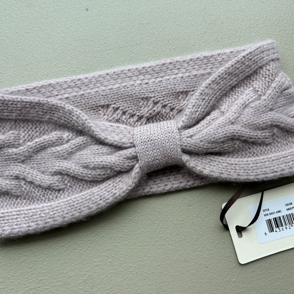 100% cashmere headband - ear warmer